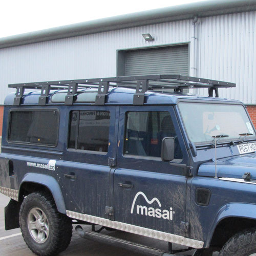 Flat Roof Racks for Land Rover Defender 90 and 110 3 Sizes Steel