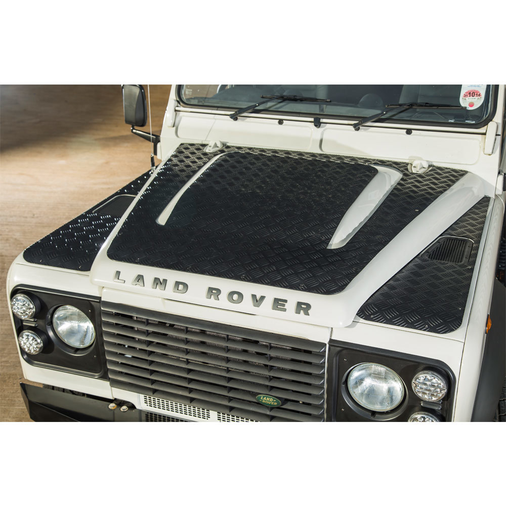 Land Rover Defender Puma Bonnet Protecteur 2 pièces Chequer