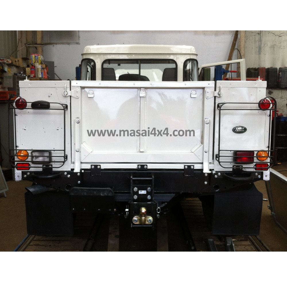 Rear Lamp Guards, pair, for Land Rover Defender - NON-wheel Carrier version masai-OM8859-B