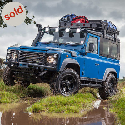 Blue 1999 Land Rover Defender 90 TD5 Blue 1999 Land Rover Defender 90 TD5