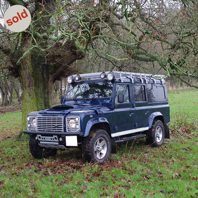 Blue 2003 Land Rover Defender 110 TD5 XS Blue 2003 Land Rover Defender 110 TD5 XS