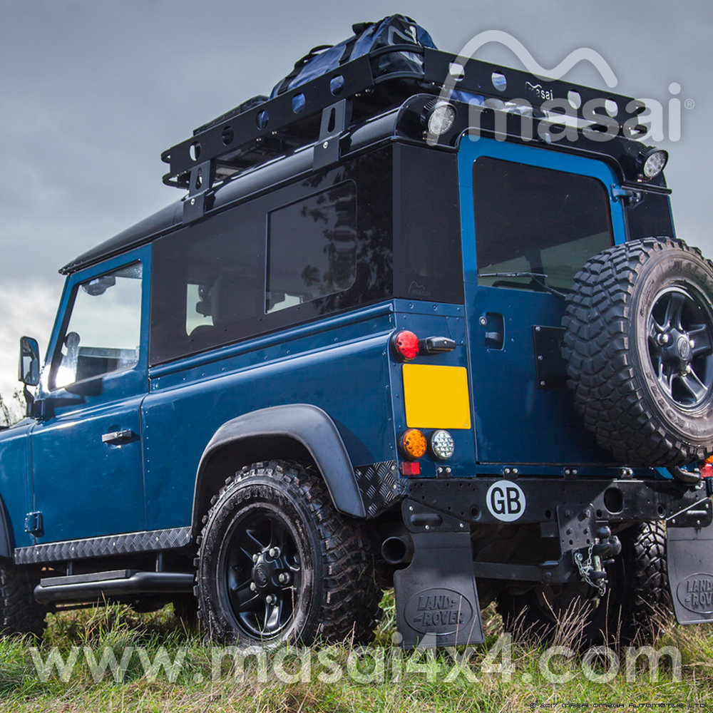 Sliding Masai Panoramic Tinted Windows for Land Rover Defender 90 PANORAMICS-90S