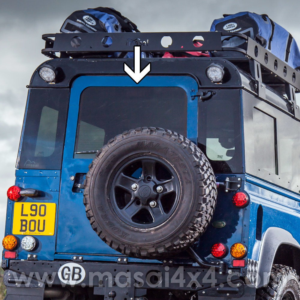 Rear Door Glass Dark Tinted & Heated for Pre 02′ Land Rover Defenders