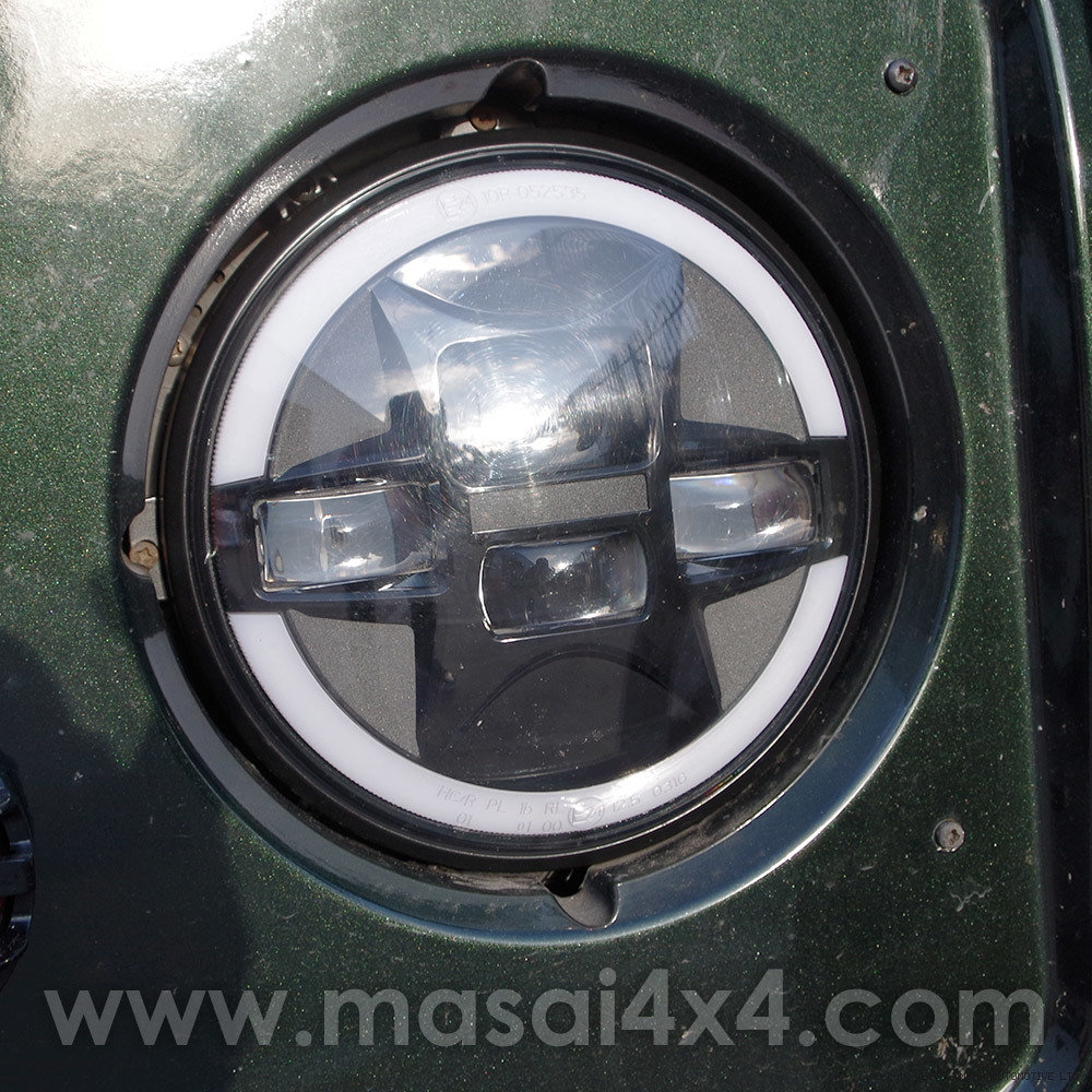 LED ECE 7 inch Headlights / Headlamps (With Halo DRLs) PAIR – Masai ...