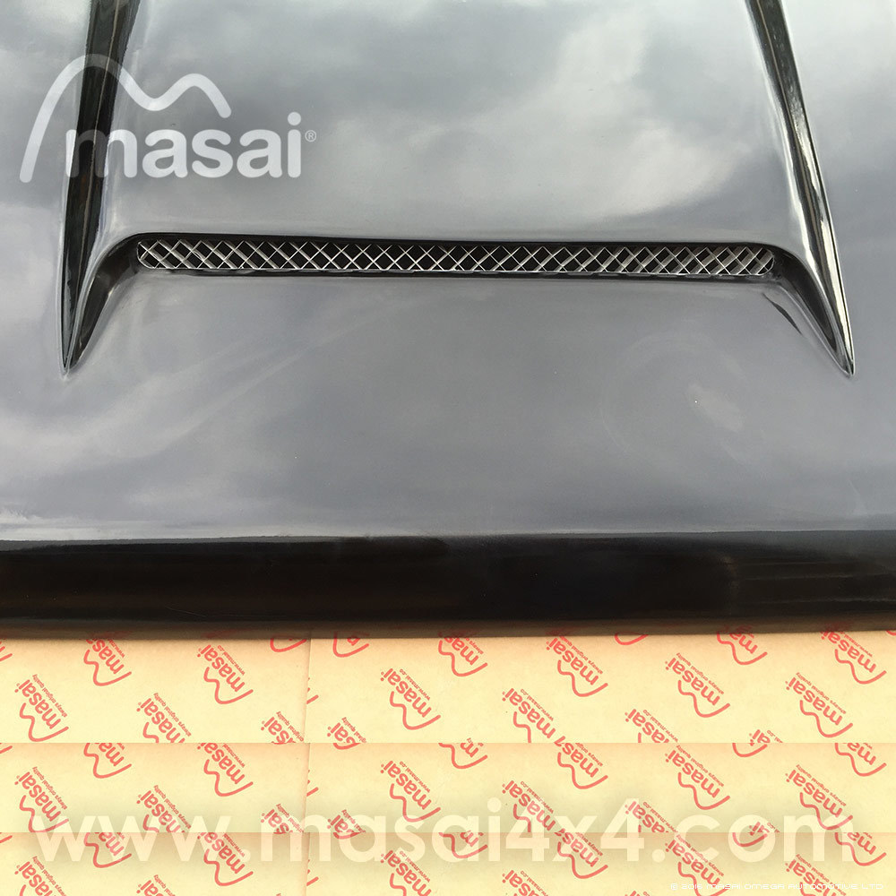 Masai Sport Scooped Bonnet with Grill for Land Rover Defender - GRP Fibreglass