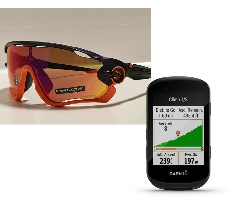 Oakley Jawbreaker + Garmin edge 530 Oakley Jawbreaker + Garmin edge 530