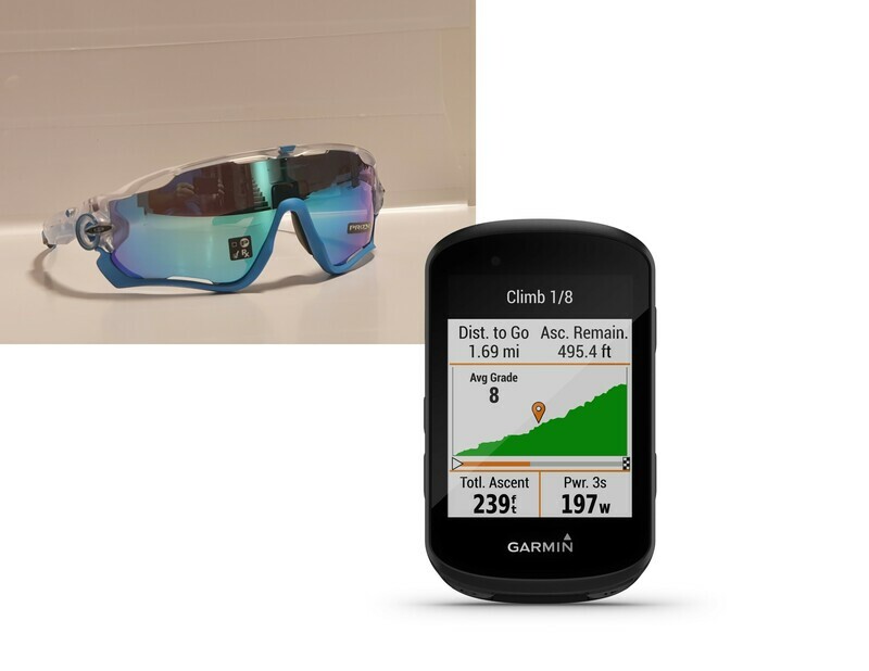 Oakley Jawbreaker + Garmin edge 530 Oakley Jawbreaker + Garmin edge 530