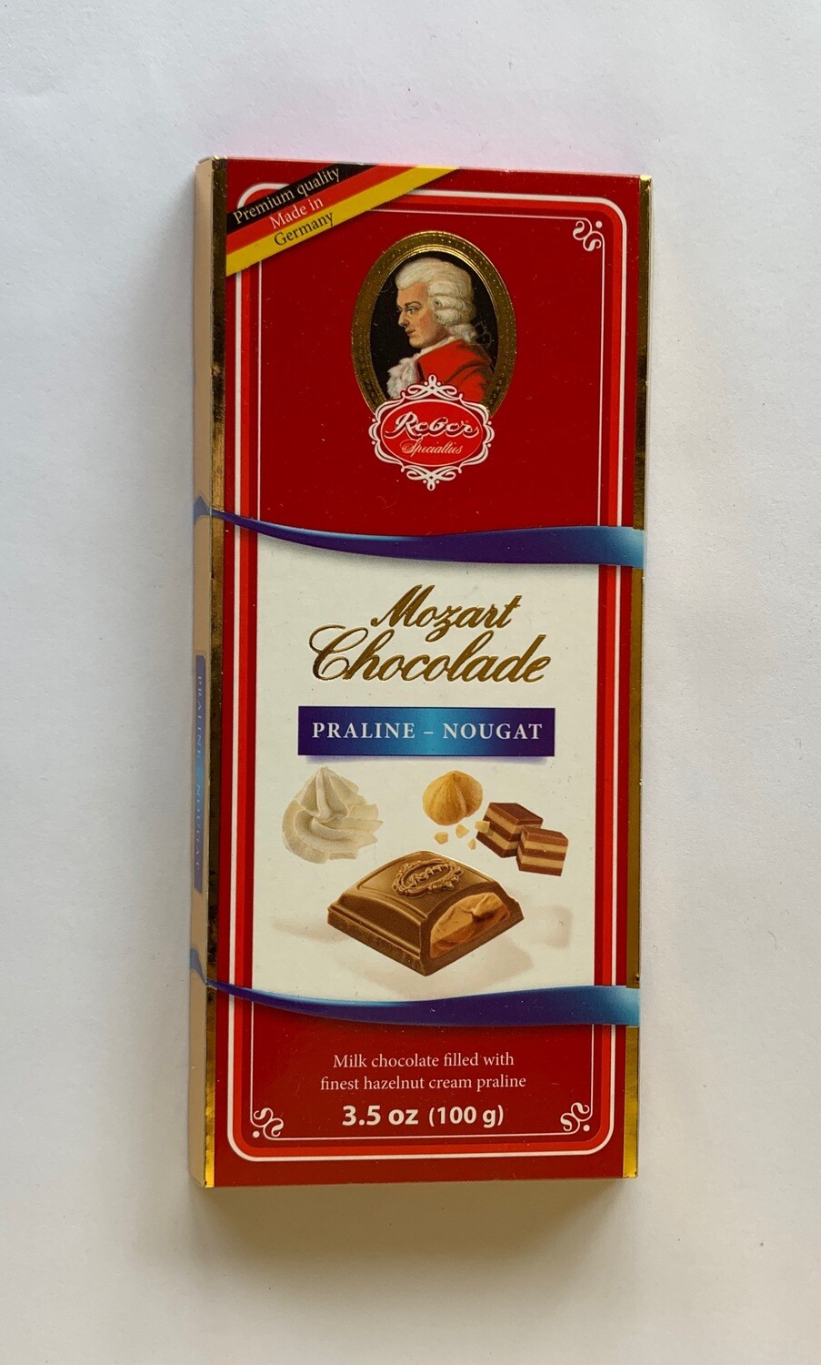 Reber Mozart Chocolate, Praline - Nougat Reber Mozart Chocolate, Praline - Nougat