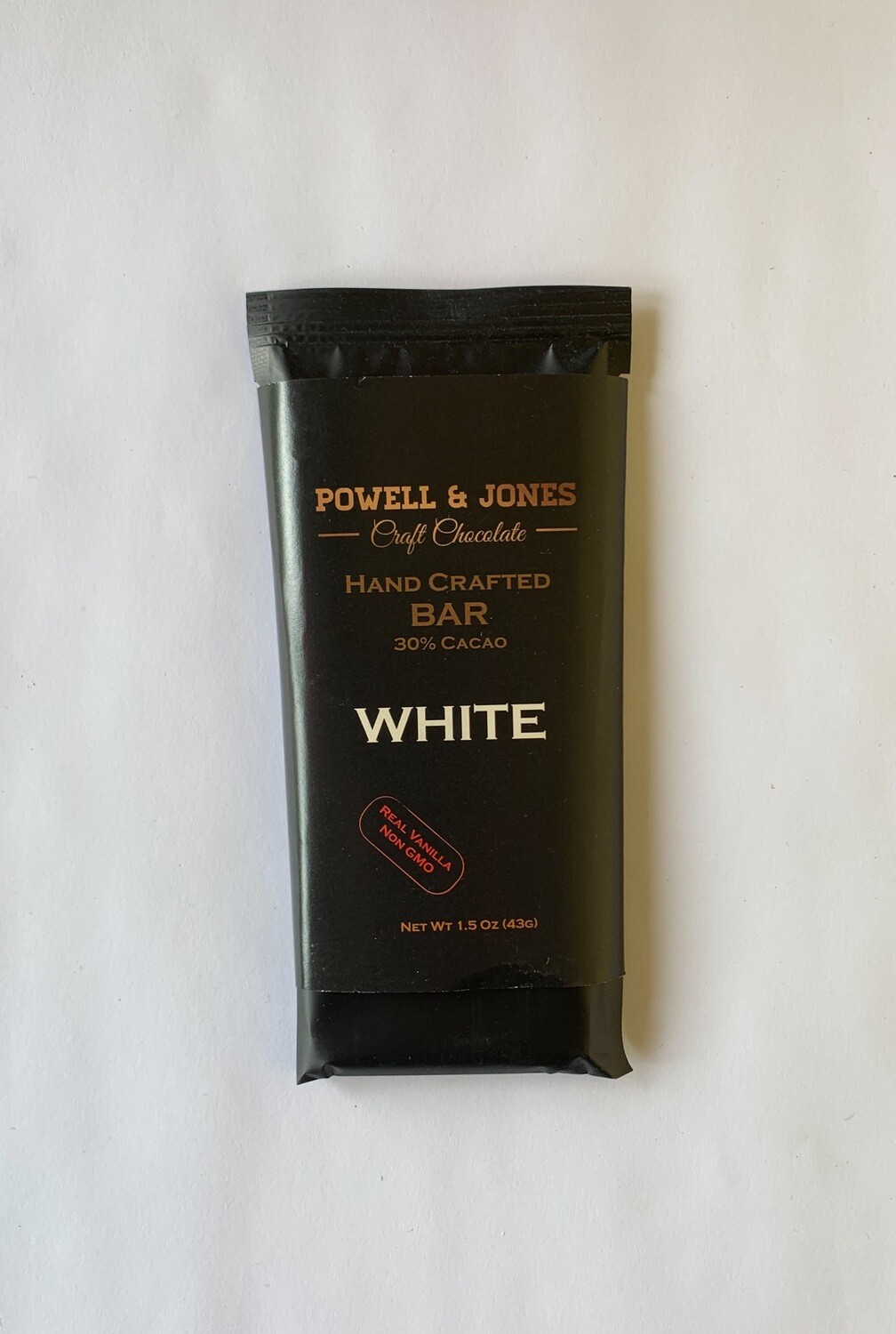 Powell & Jones Hand Crafted White Chocolate Bar Powell & Jones Hand Crafted White Chocolate Bar