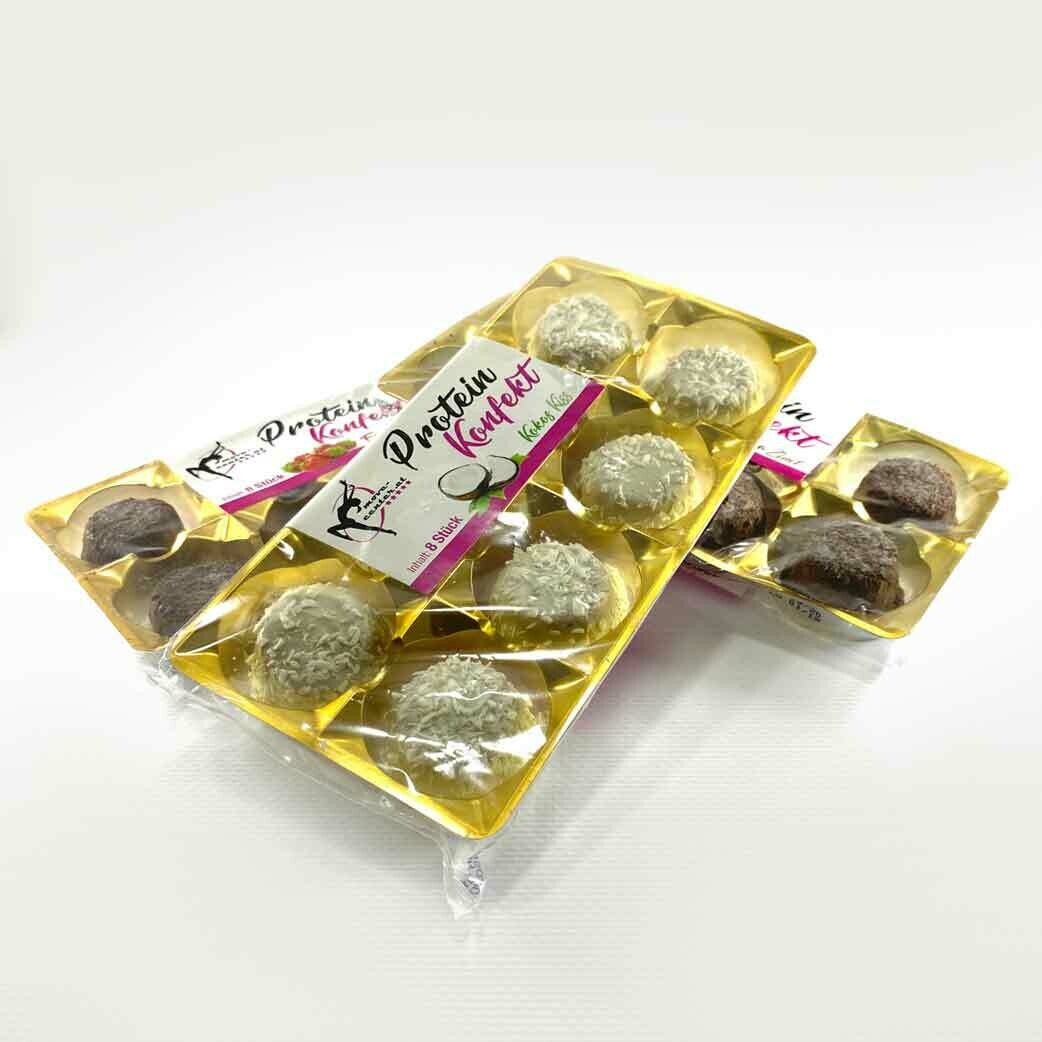 Protein Konfekt 8 x 10 Gramm Protein Konfekt 8 x 10 Gramm