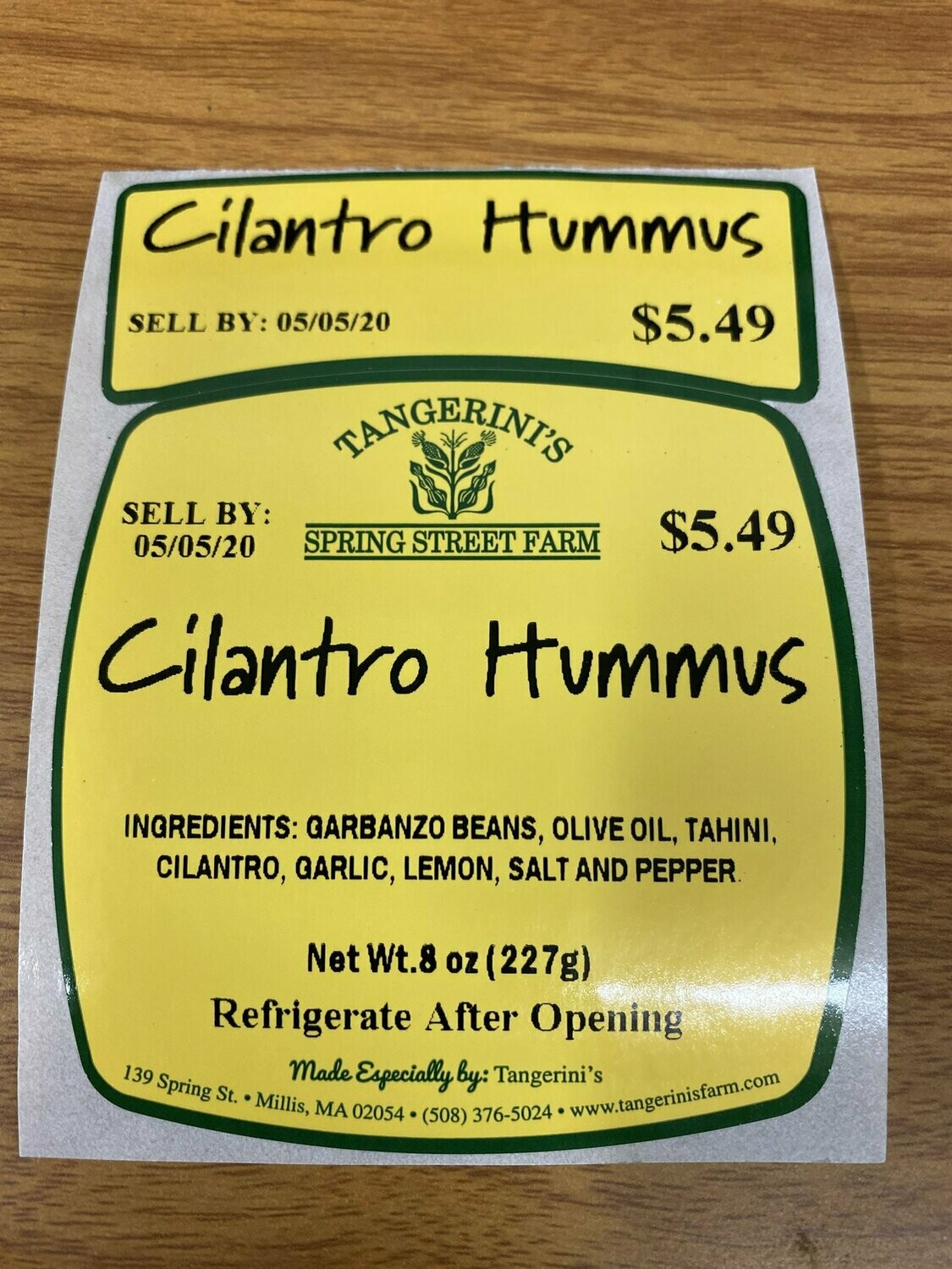 FP Cilantro Hummus FP Cilantro Hummus
