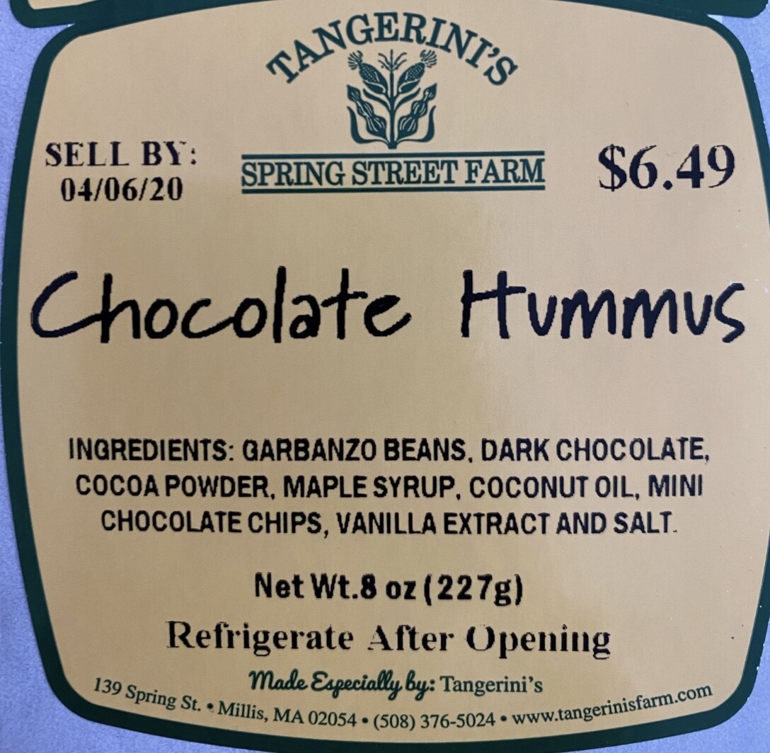 FP Chocolate Hummus FP Chocolate Hummus