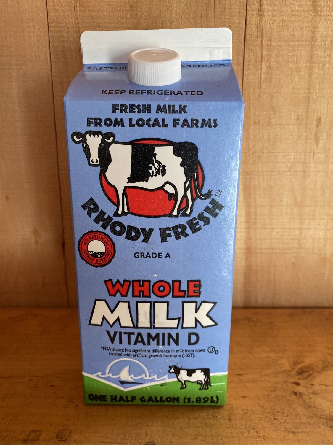 Whole Milk | One Half Gallon | Rhody Fresh Whole Milk | One Half Gallon | Rhody Fresh