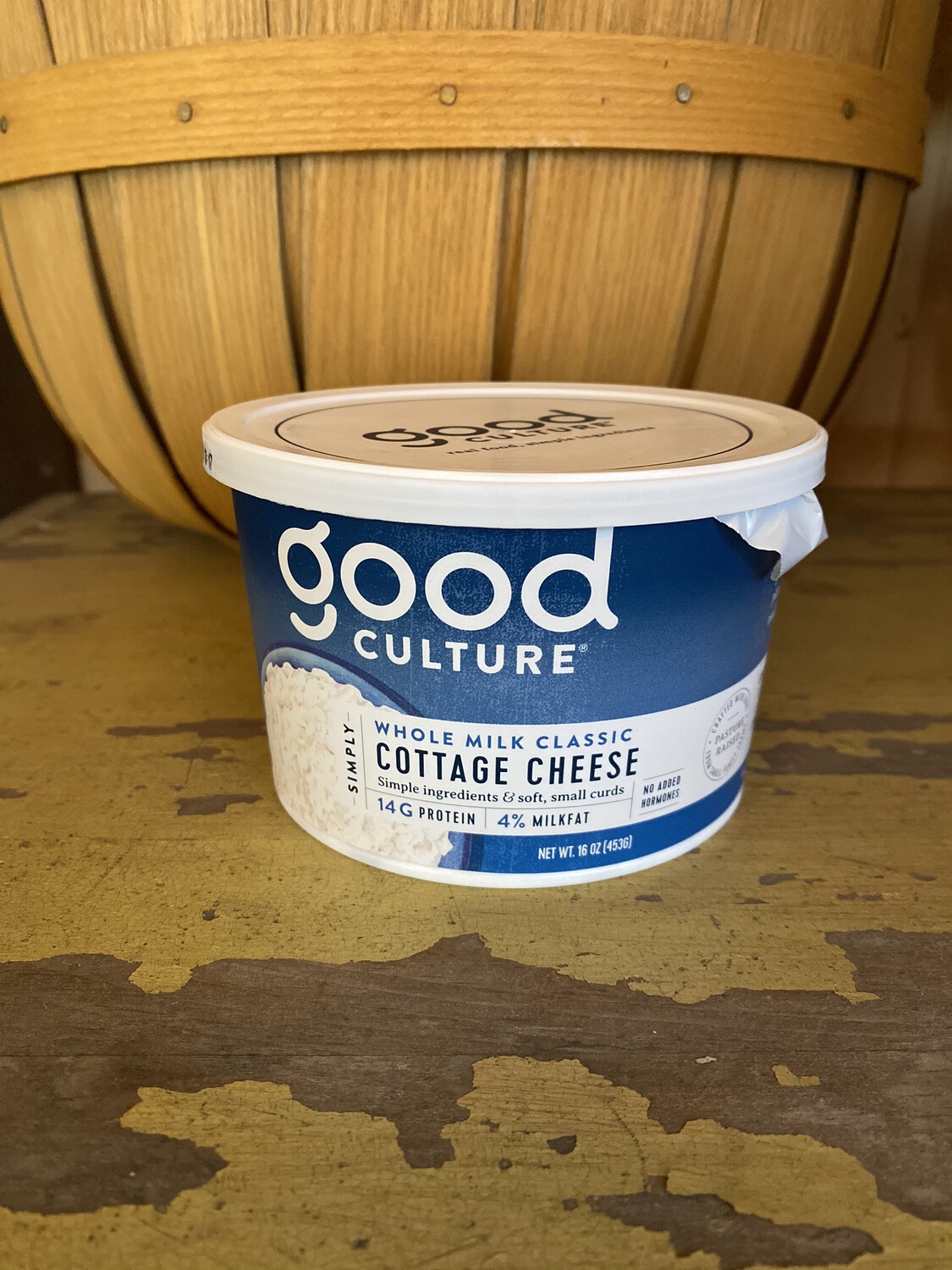 Good Culture | Whole Milk Cottage Cheese | 16oz Good Culture | Whole Milk Cottage Cheese | 16oz