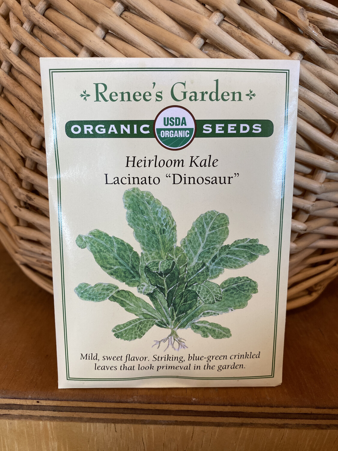 Heirloom Kale Lacinato “Dinosaur” | Renee’s Garden Seed Pack | Past Year’s Seeds | Reduced Price Heirloom Kale Lacinato “Dinosaur” | Renee’s Garden Seed Pack | Past Year’s Seeds | Reduced Price