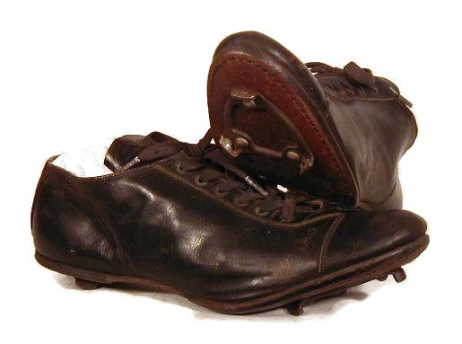 1930’s Spalding Black Leather Baseball Shoes
