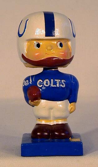 1960's Baltimore Colts Football Bobble Head Doll