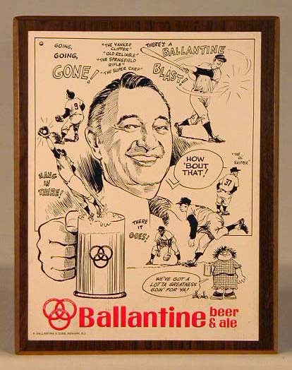 1940-50’s Mel Allen, New York Yankees Ballantine Beer Sign