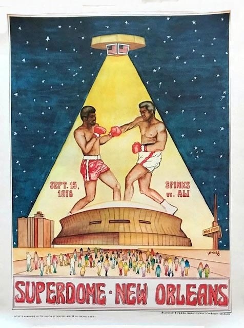 1978 Ali – Spinks Full Size, Heavyweight Championship Fight Poster