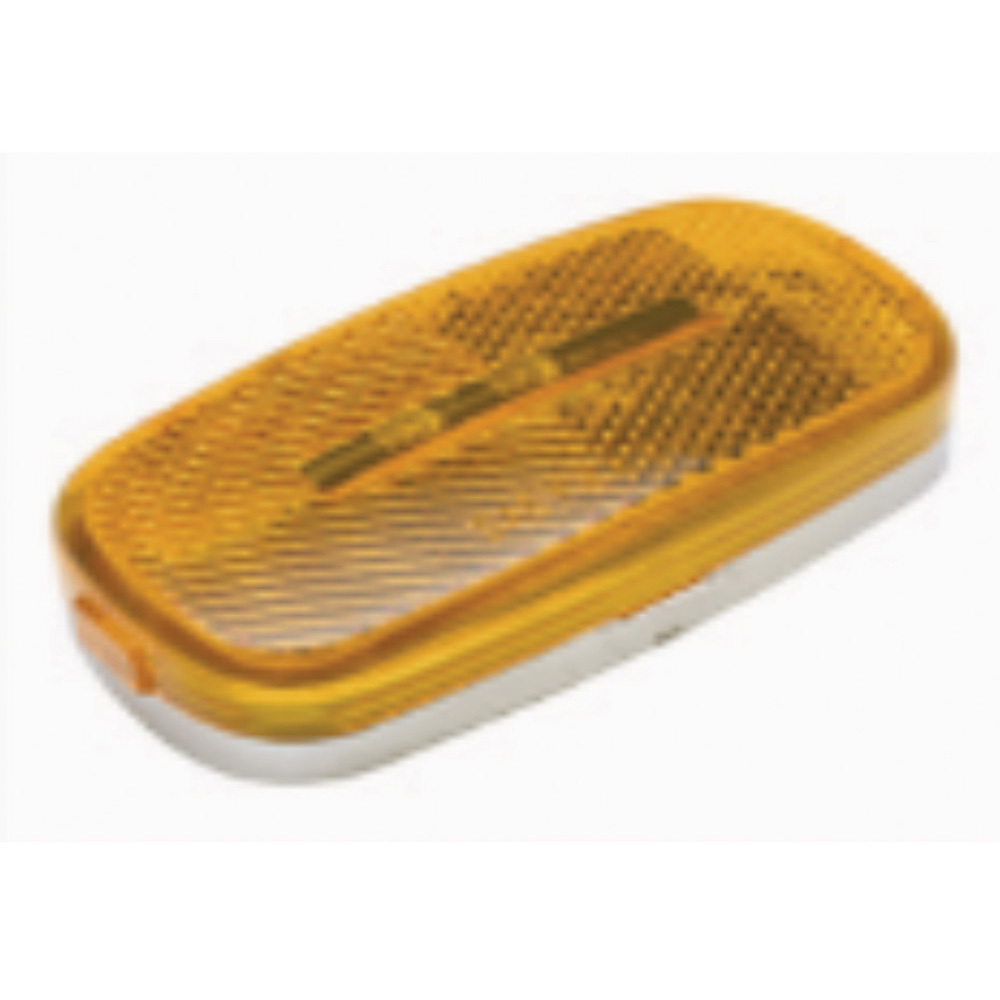 9 Diode Waterproof LED 4" x 2" Marker Light - Amber 52711