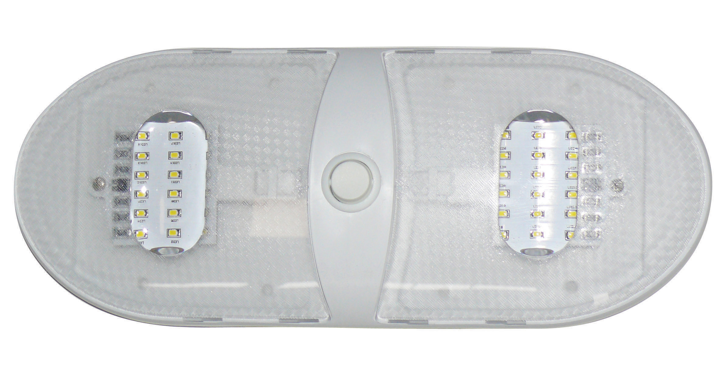 Slim Line Double LED Dome Light - Warm White 65430-ww