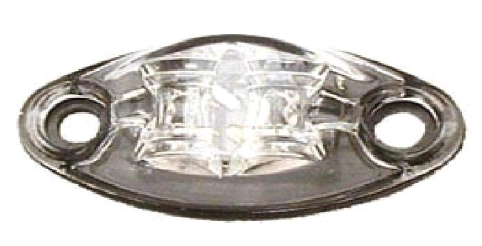 LED Exterior Light - 2 Diode 2 Wire Marker Light Clear/Amber 52503