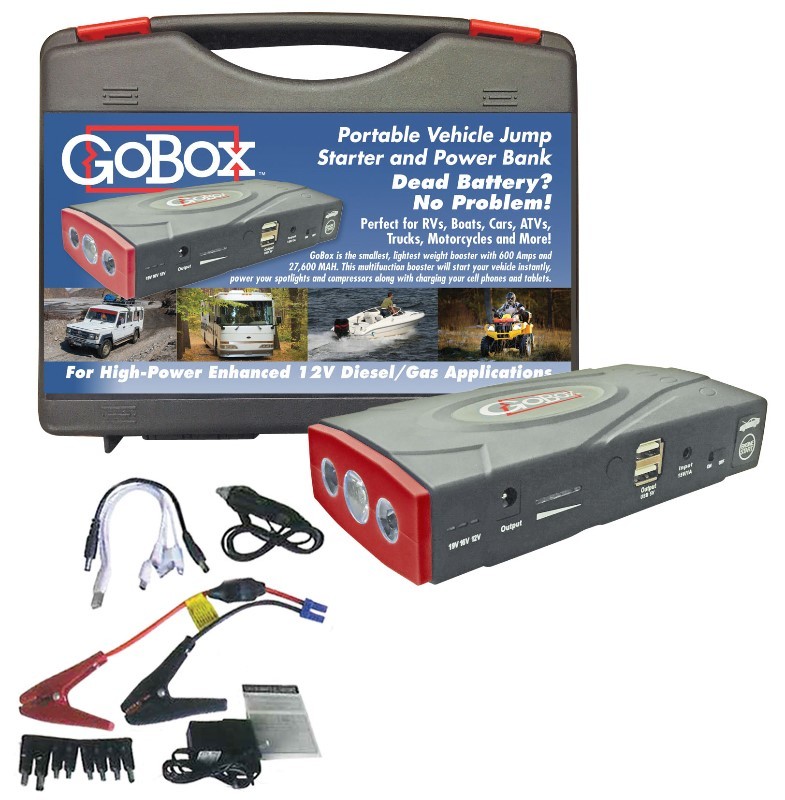 GoBox - Portable Vehicle Jump Starter and Power Bank H11500