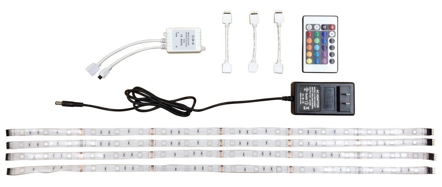 Multicolor Under Cabinet/Utility LED Strip Light Kit Multicolor Under Cabinet/Utility LED Strip Light Kit