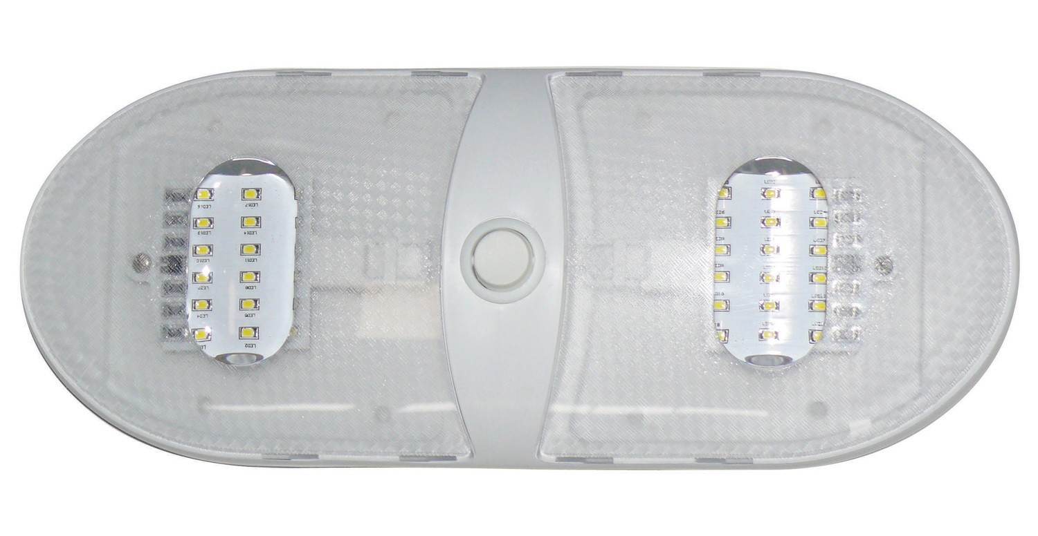 Slim Line Double LED Dome Light Slim Line Double LED Dome Light
