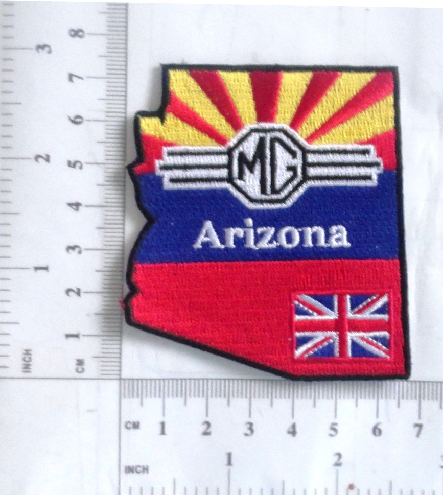 (04) Arizona MG Club Embroidered Patch