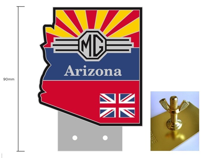 (05) Arizona MG Club Grille Badge 05