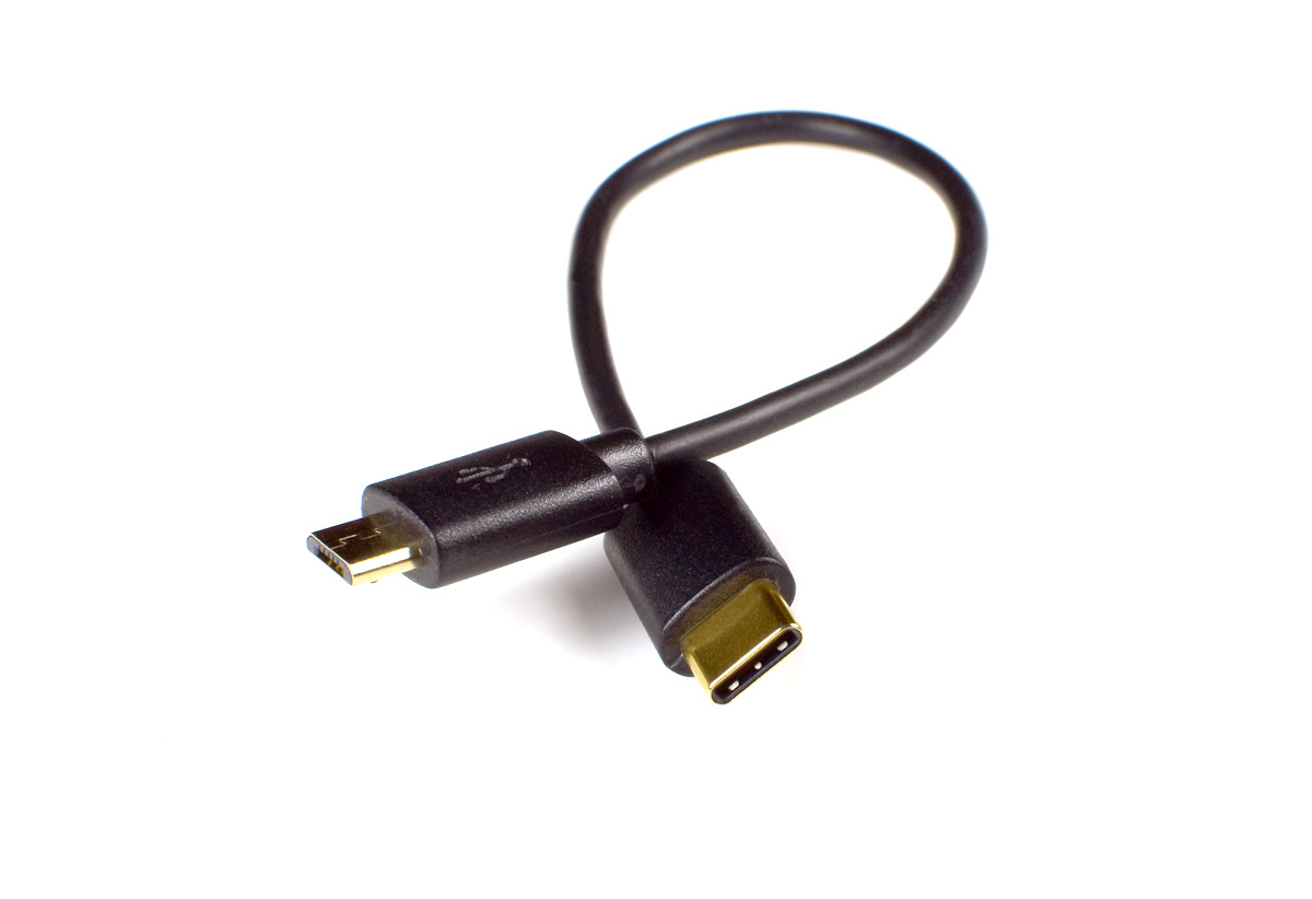 USB C to Micro USB cable, .65 ft (.2M) 00780