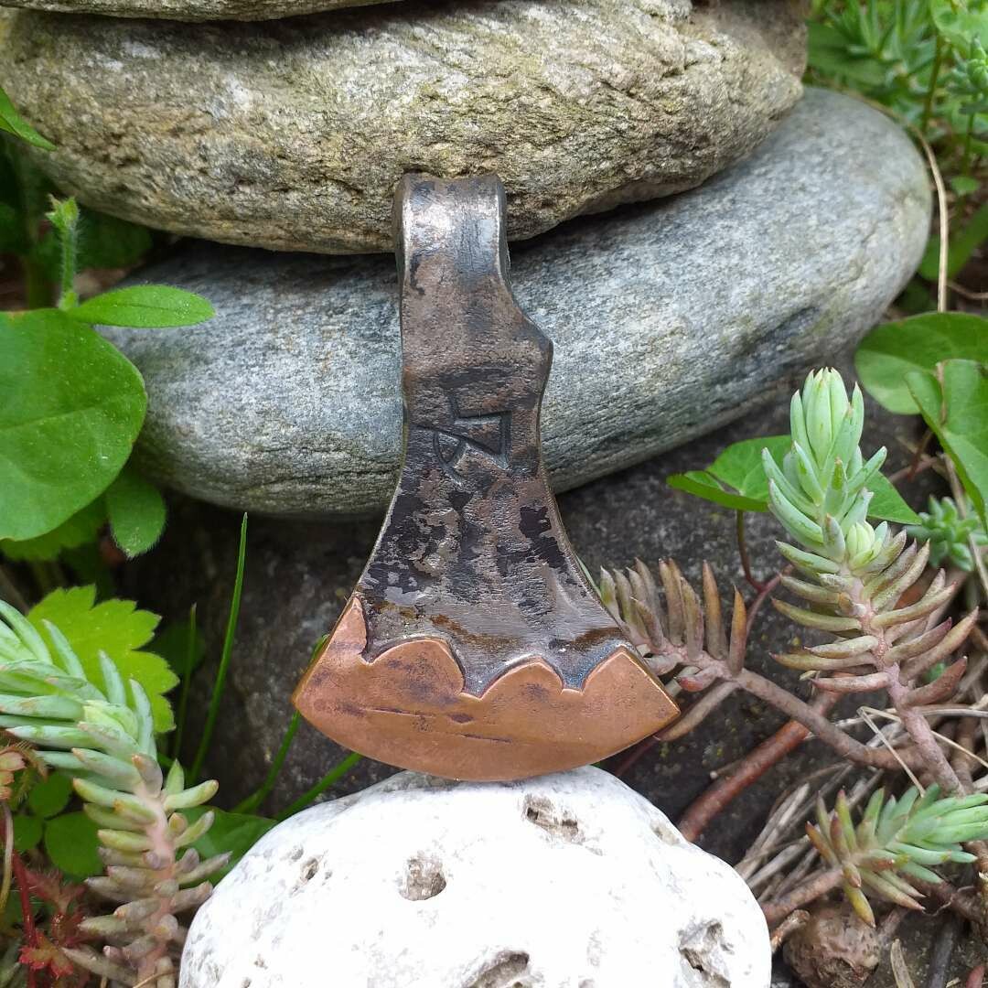 Anhänger aus Granatsplitter des 1WK mit Kupfer Anhänger aus Granatsplitter des 1WK mit Kupfer