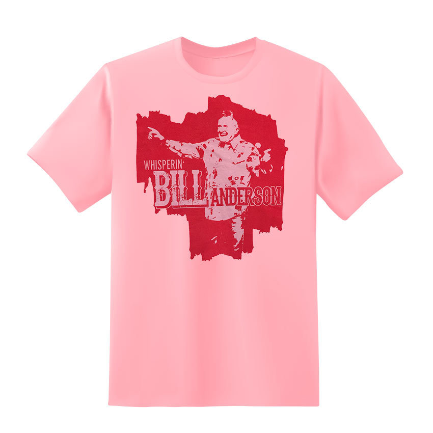 2017 Bill Anderson Tee Pink BATee2017PK
