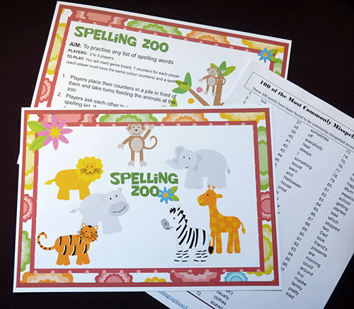 Spelling Zoo Literacy Game