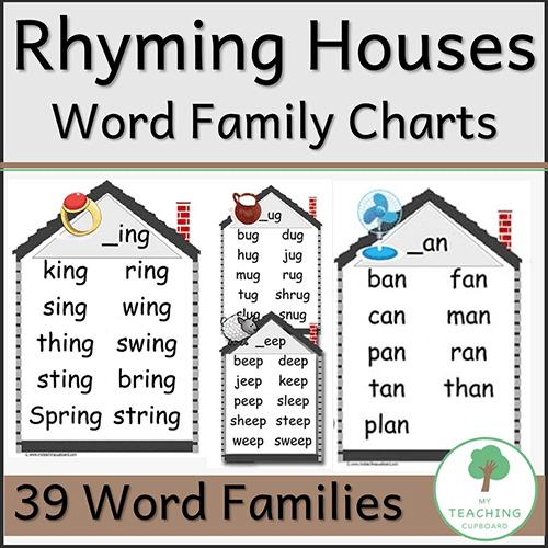 39 Rhyming Word Family Charts 00065
