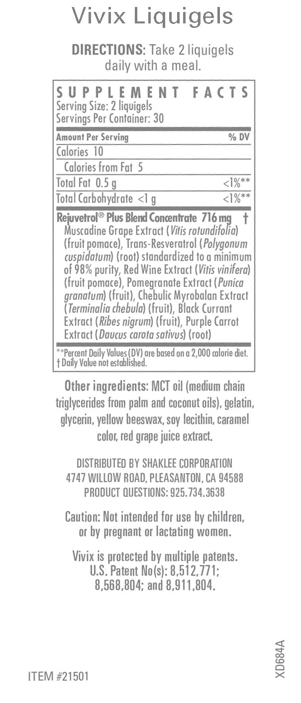 Vivix Liquigels Label
