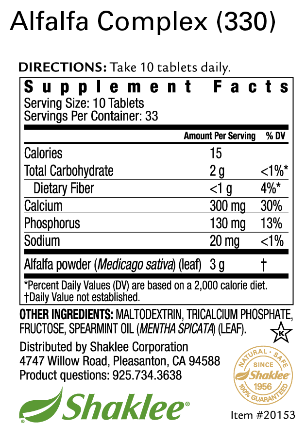 Alfalfa Complex (330)