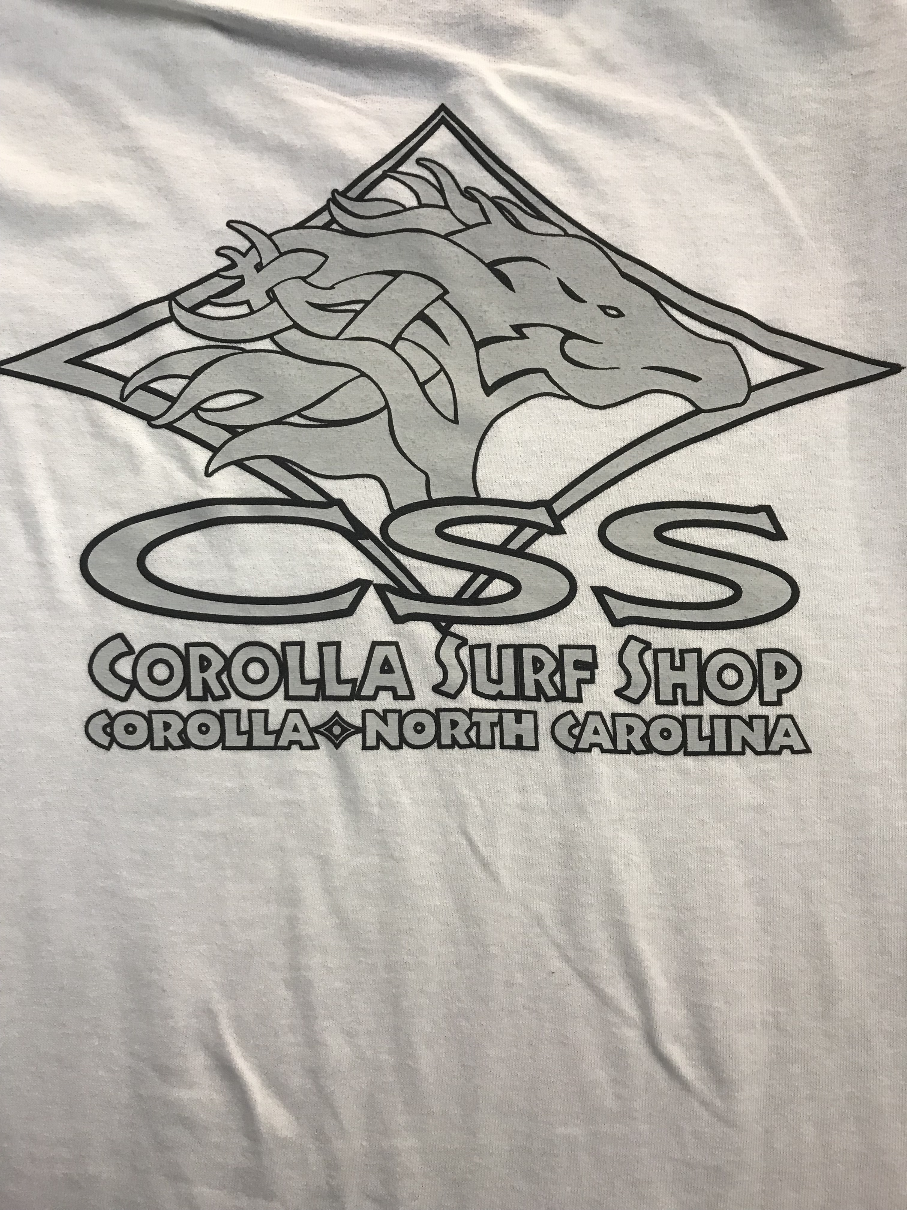 Mens White Tri-blend Tribal Tee S/XXL
