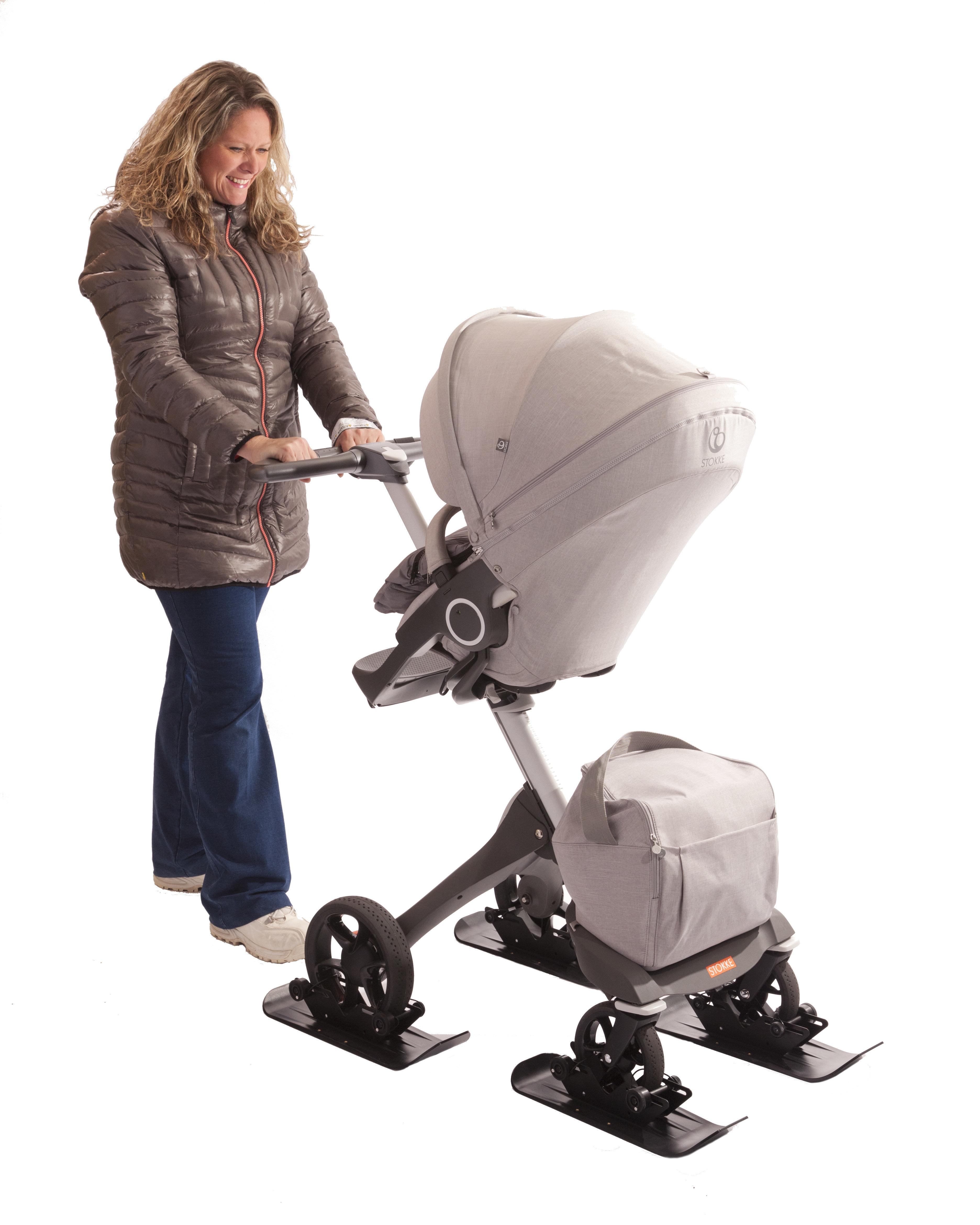 4X4 Polar Stroller Ski Set