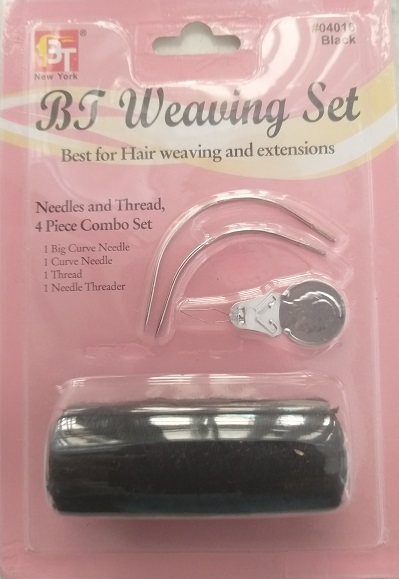 Hair Extension 4 Piece Thick Cotton And Curve Needle Combo Set