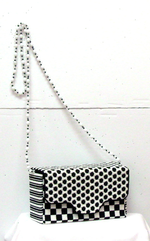 Bees & Hearts in Browns, Brick Bag (Handpainted by JP Needlepoint)