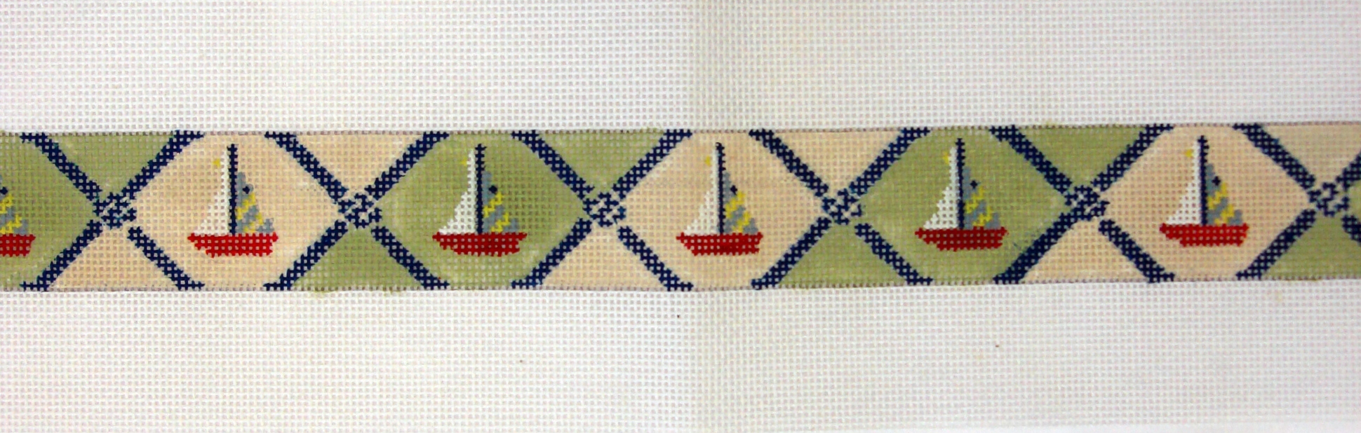 Boats & Ropes (Handpainted by Walker Street Designs) 18*B-258