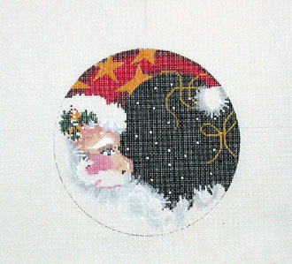 Santa Moon Round (Handpainted by Associated Talents) 18*138A