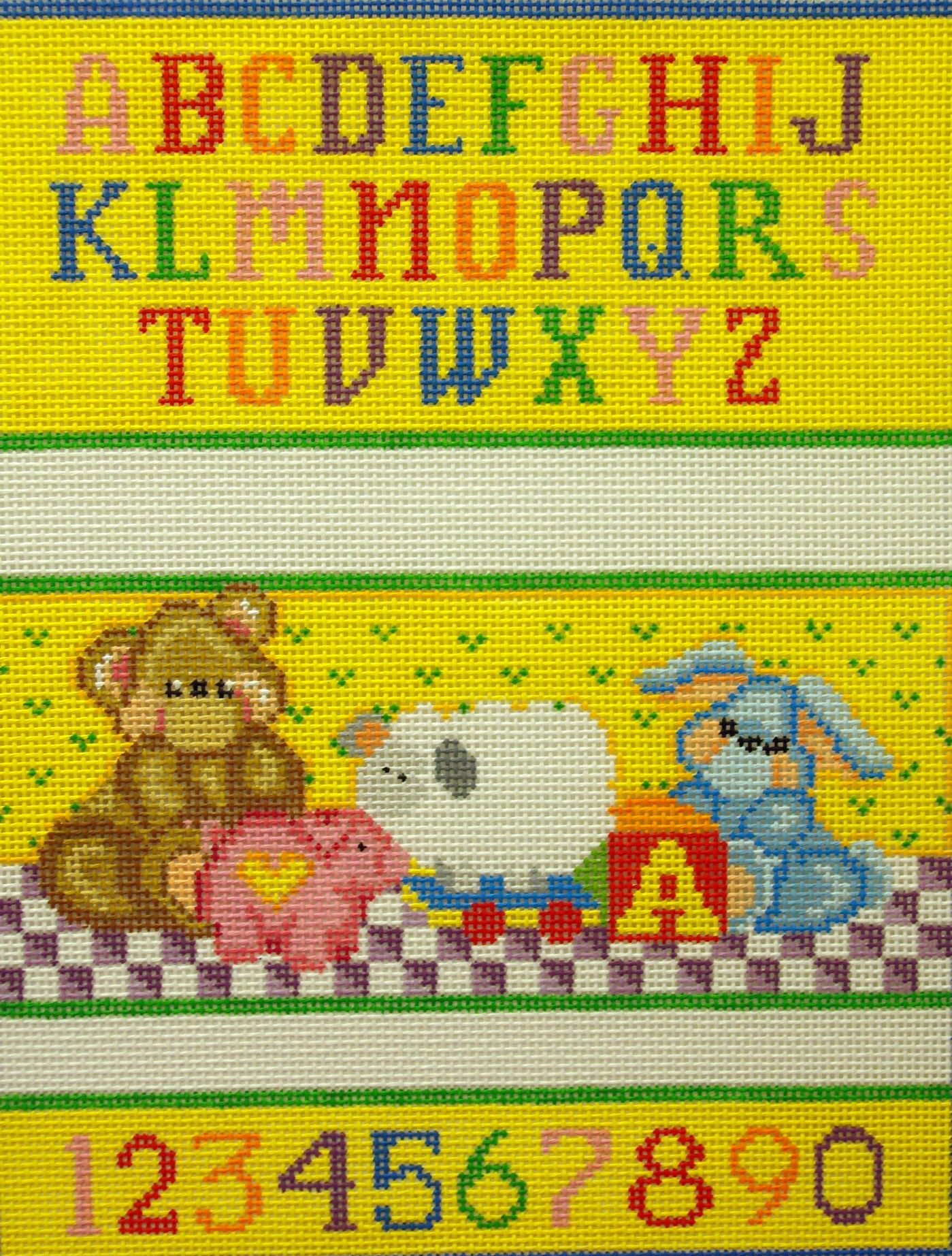 Bear & Pig Birth Sampler *1208