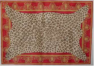 Leopard Skin Rug A42-R-15