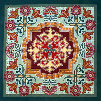 Singleton Rug (Handpainted by Canvasworks Traditions) 18*PO109