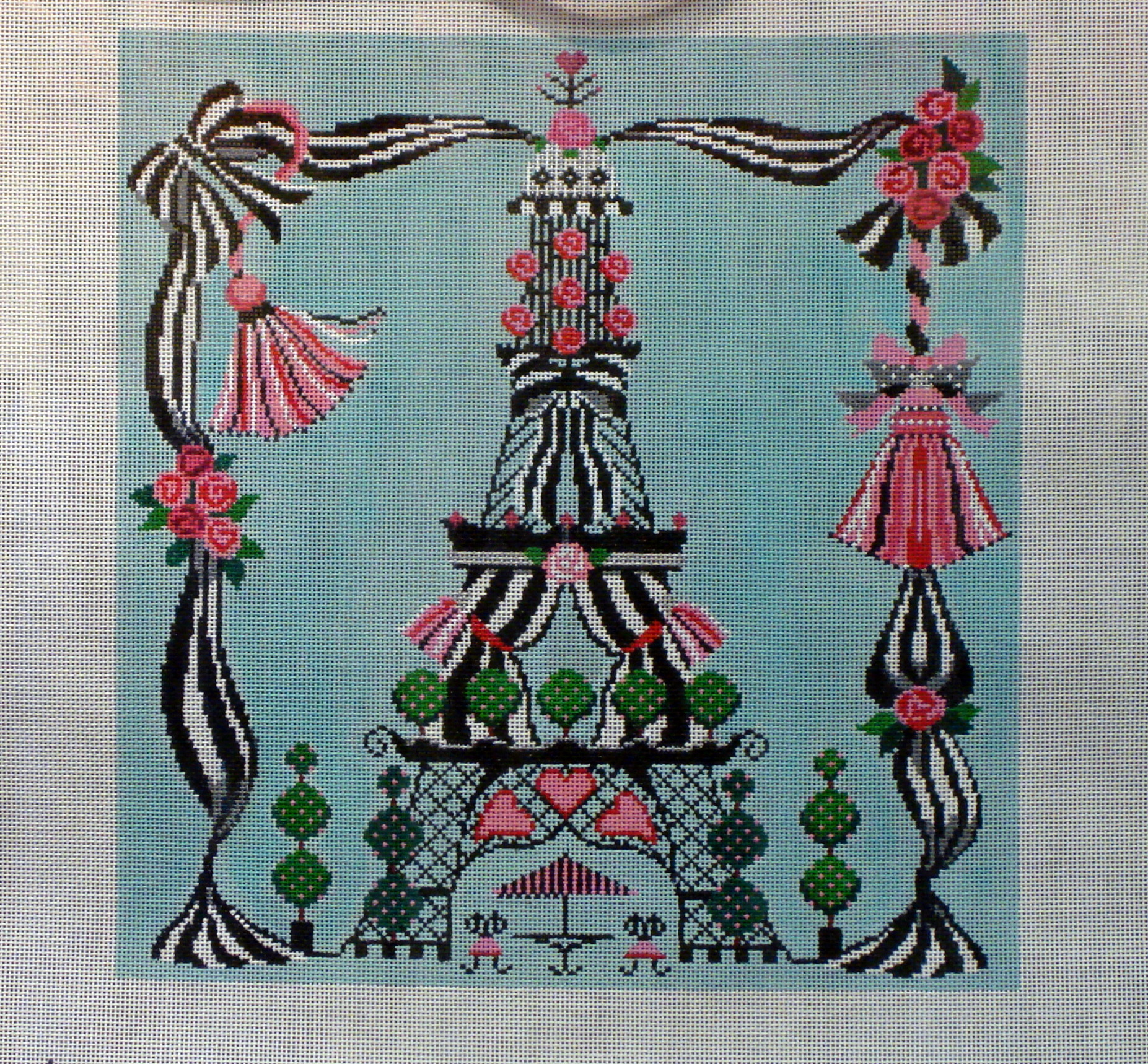 La Tour Eiffel (Hand Painted by Shelley Tribbey Designs) 18*FL41