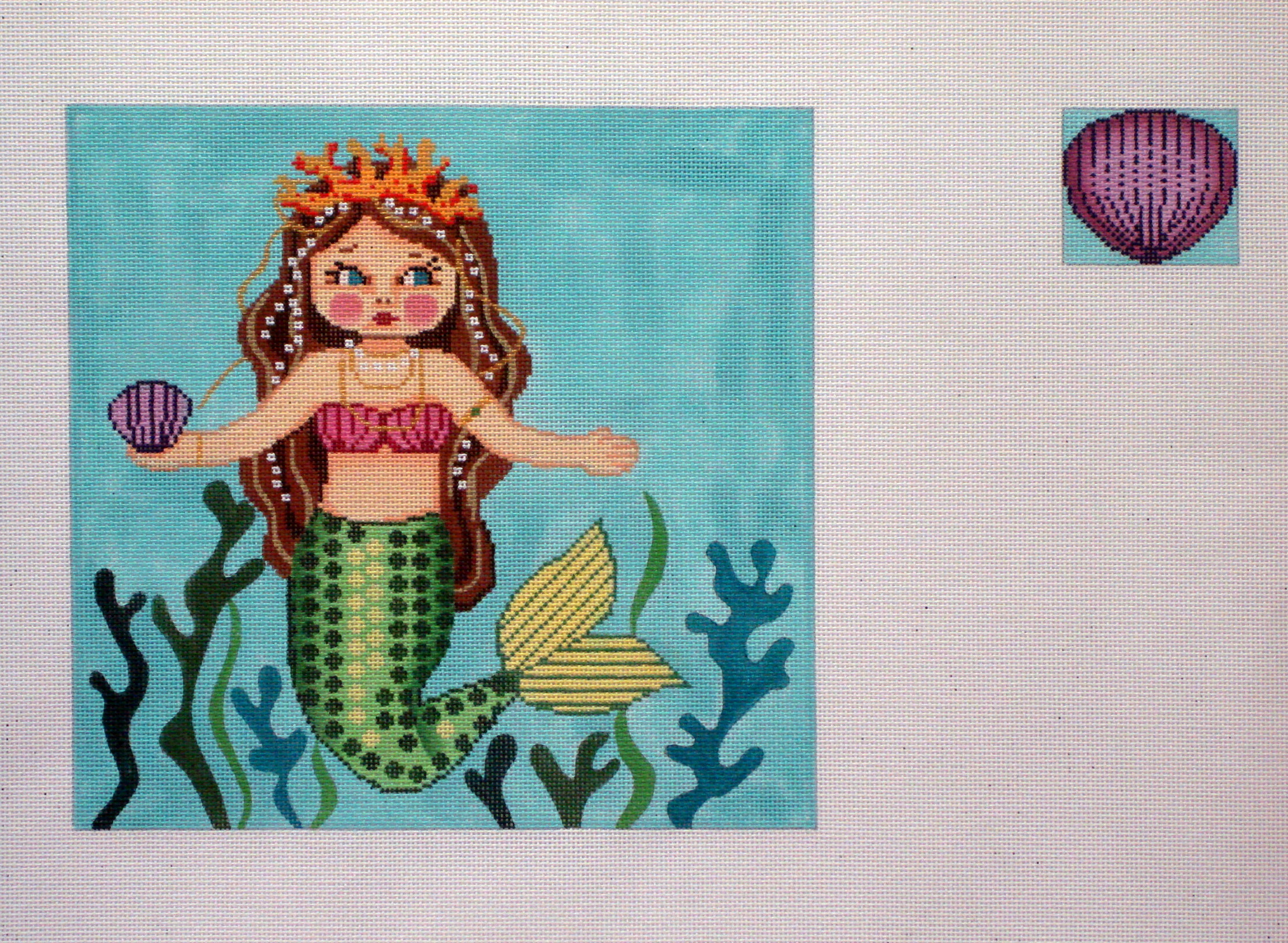 Mermaid Toothfairy Pillow (Gayla Elliot) *GEP197