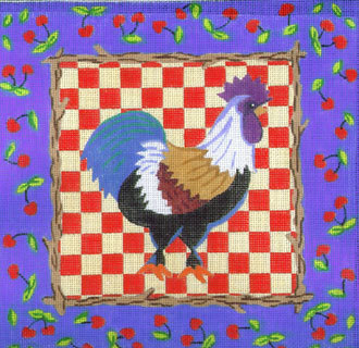 Cherries & Rooster (facing right) Cherries & Rooster (facing right)